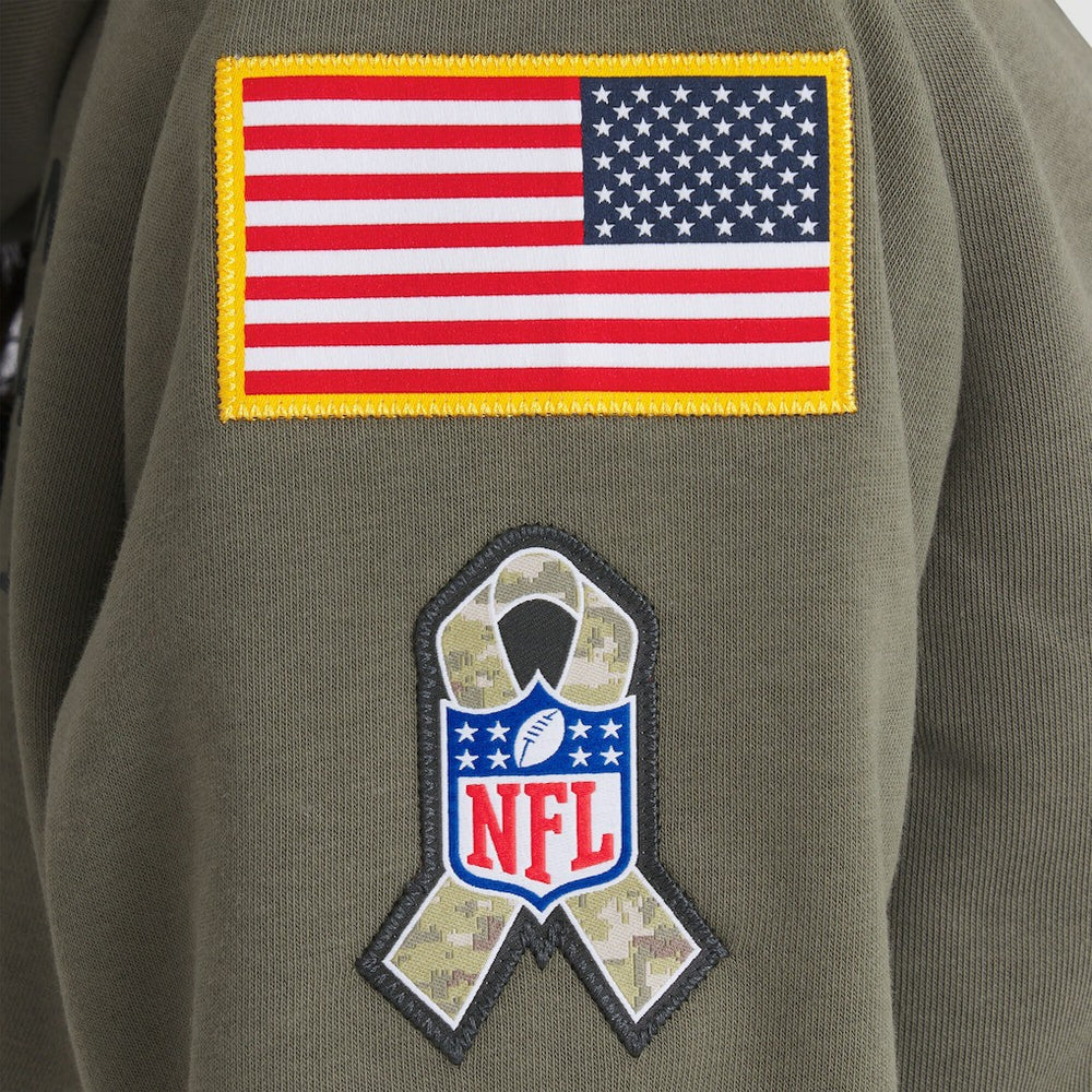 Women's 2025 Salute to Service Sideline Standard Issue Dri-FIT Hoodie - Cleveland Browns Hoodies
