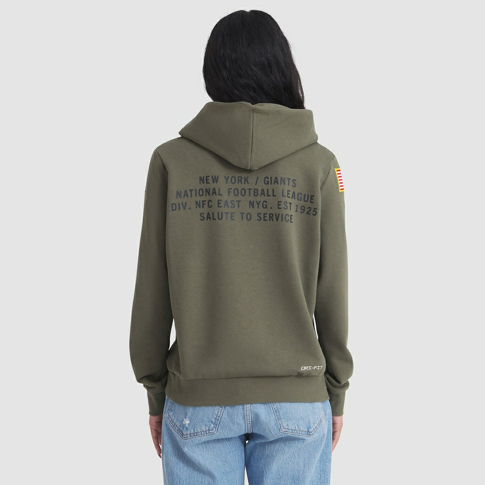 Women's 2025 Salute to Service Sideline Standard Issue Dri-FIT Hoodie - New York Giants Hoodies