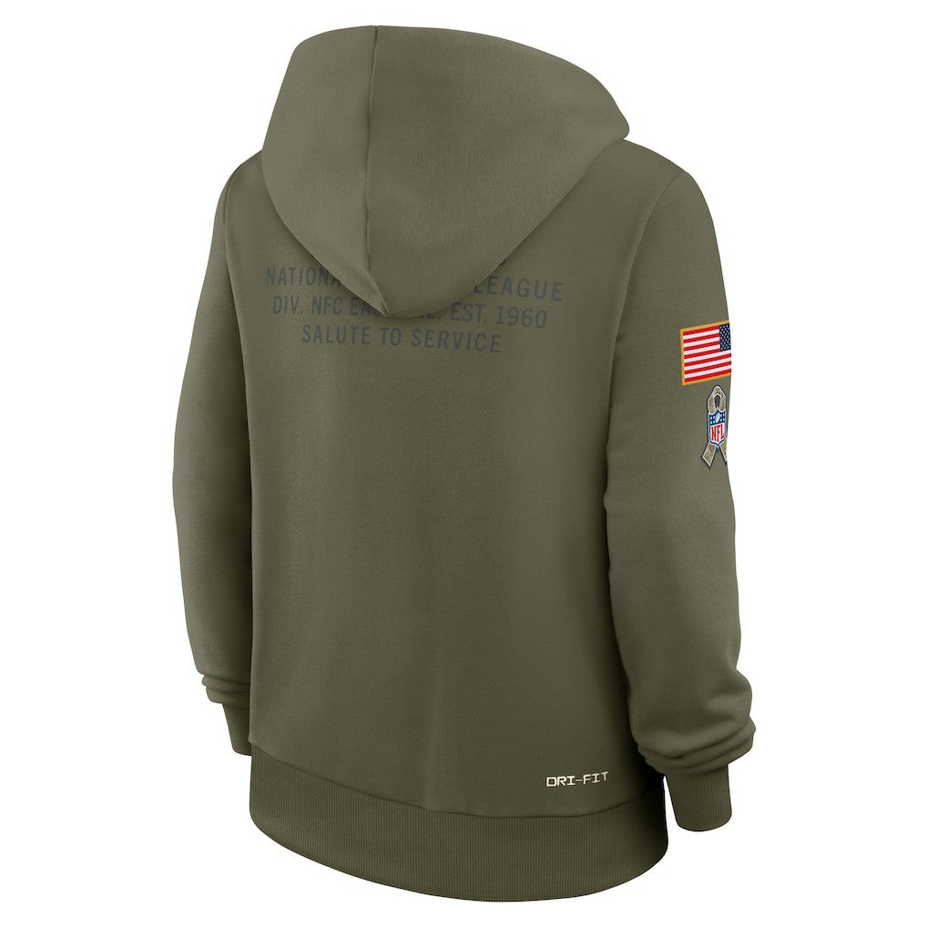 Women's 2025 Salute to Service Sideline Standard Issue Dri-FIT Hoodie - Dallas Cowboys Hoodies
