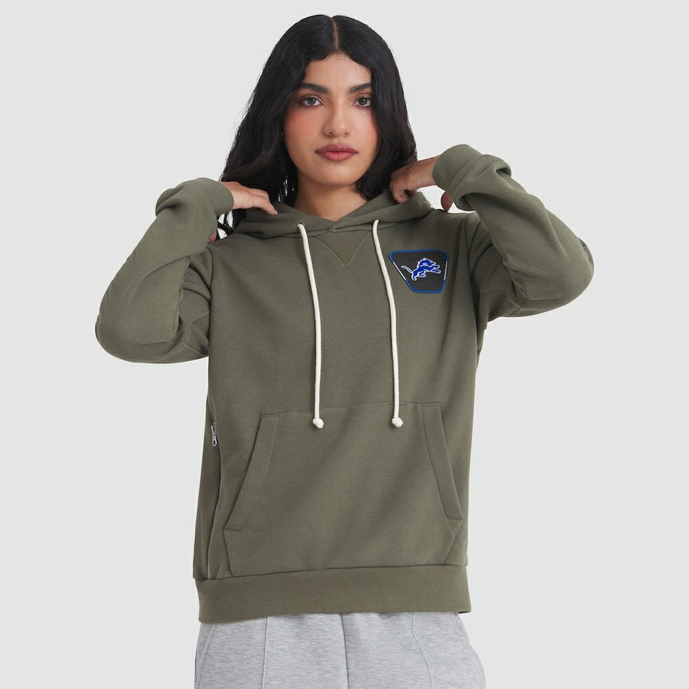 Women's 2025 Salute to Service Sideline Standard Issue Dri-FIT Hoodie - Detroit Lions Hoodies