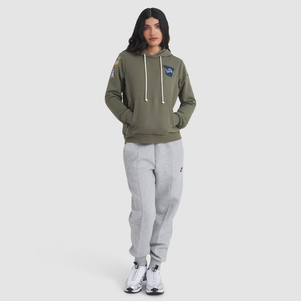 Women's 2025 Salute to Service Sideline Standard Issue Dri-FIT Hoodie - Detroit Lions Hoodies
