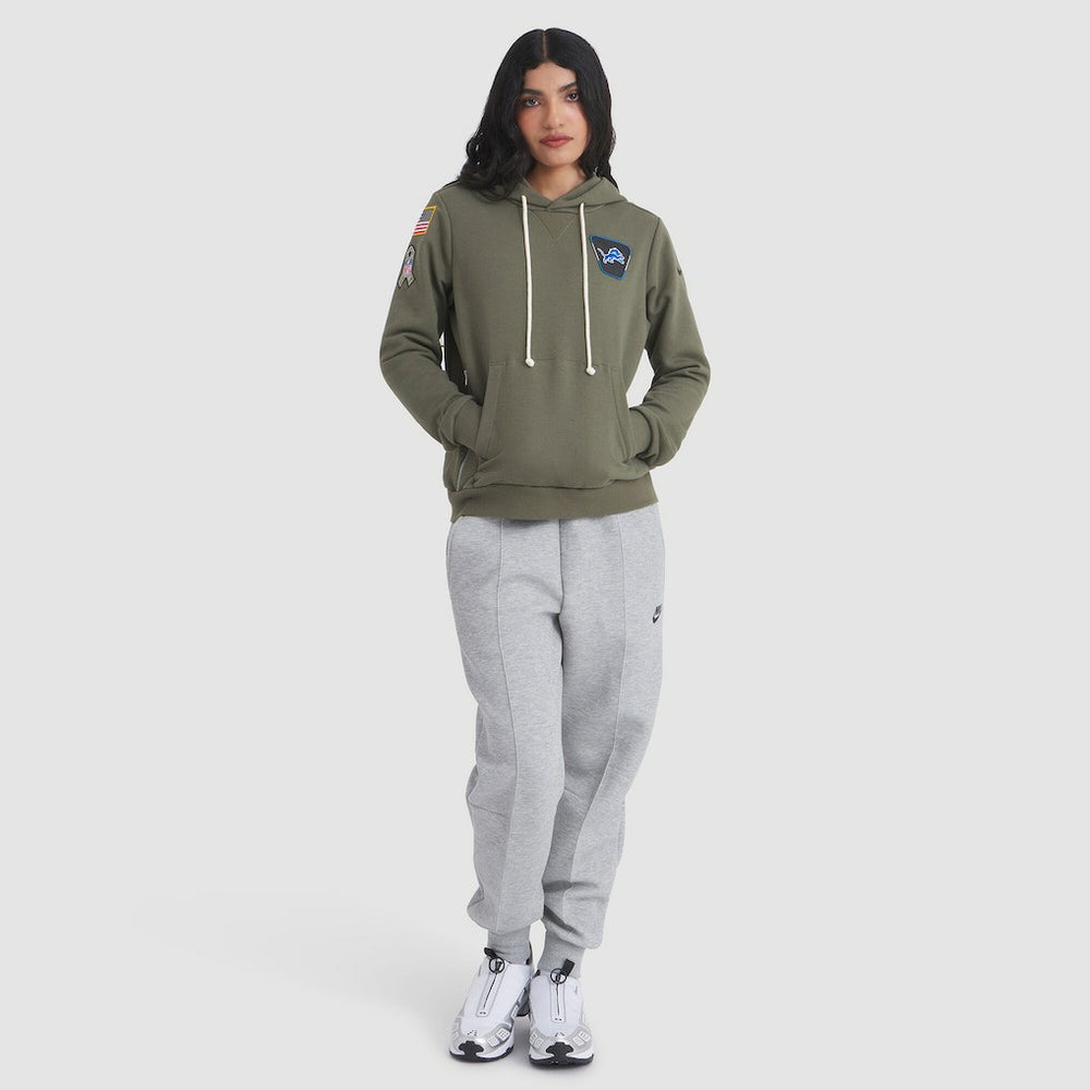 Women's 2025 Salute to Service Sideline Standard Issue Dri-FIT Hoodie - Detroit Lions Hoodies