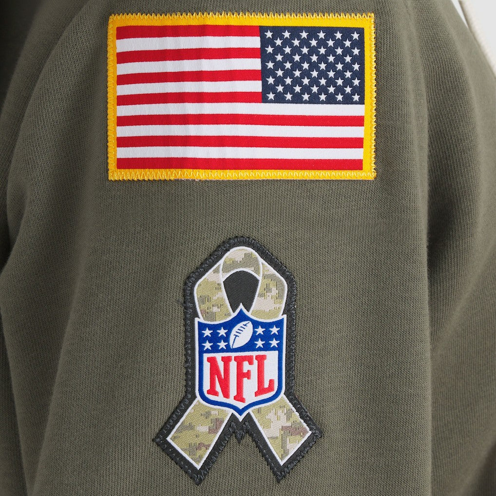 Women's 2025 Salute to Service Sideline Standard Issue Dri-FIT Hoodie - Detroit Lions Hoodies