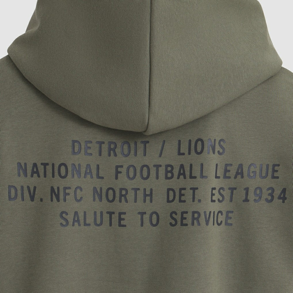 Women's 2025 Salute to Service Sideline Standard Issue Dri-FIT Hoodie - Detroit Lions Hoodies
