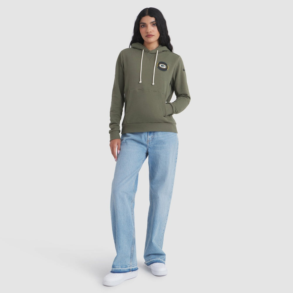 Women's 2025 Salute to Service Sideline Standard Issue Dri-FIT Hoodie - Green Bay Packers Hoodies