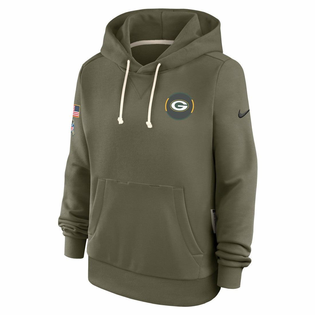 Women's 2025 Salute to Service Sideline Standard Issue Dri-FIT Hoodie - Green Bay Packers Hoodies