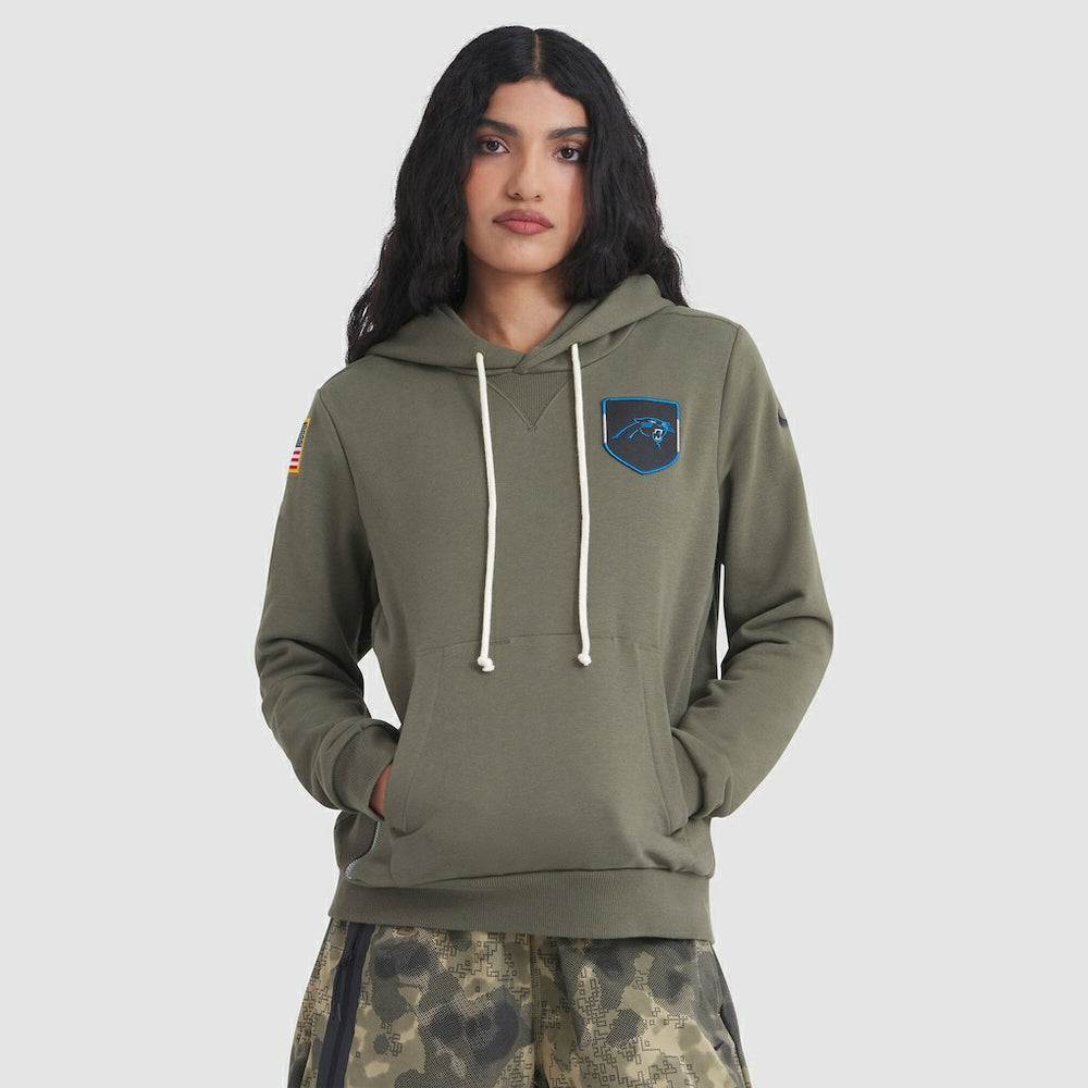 Women's 2025 Salute to Service Sideline Standard Issue Dri-FIT Hoodie - Carolina Panthers Hoodies