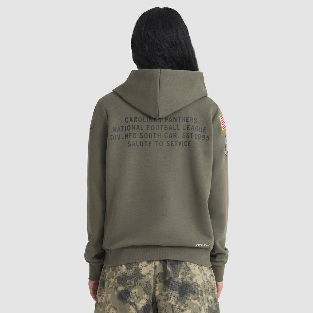 Women's 2025 Salute to Service Sideline Standard Issue Dri-FIT Hoodie - Carolina Panthers Hoodies