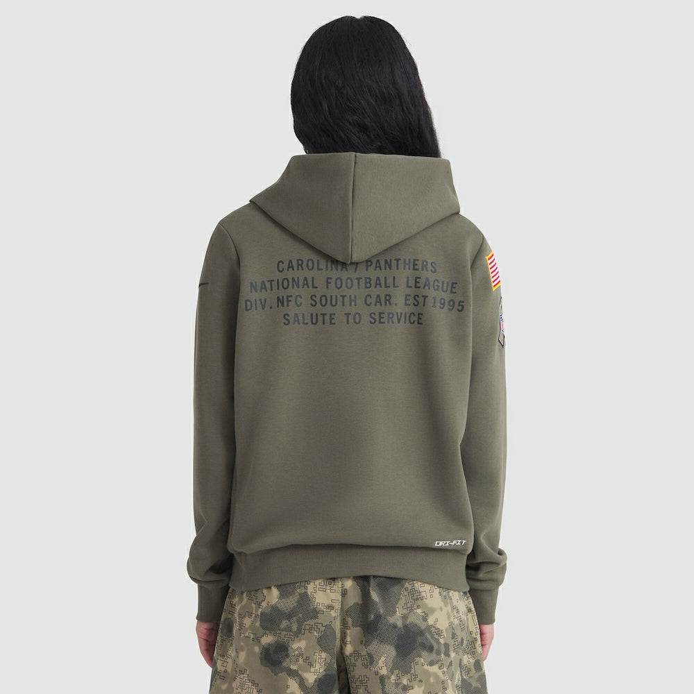 Women's 2025 Salute to Service Sideline Standard Issue Dri-FIT Hoodie - Carolina Panthers Hoodies