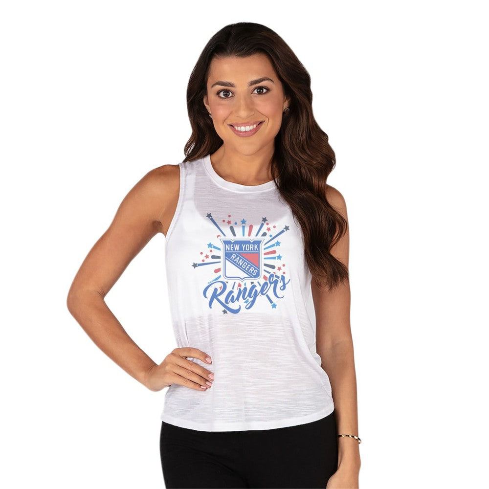 NHL New York Rangers Concepts Sport Women's Infuse Knit Tank Top