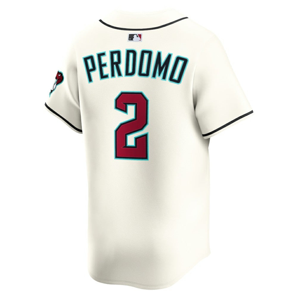 Cream Geraldo Perdomo Arizona Diamondbacks Nike Home Limited Player Jersey