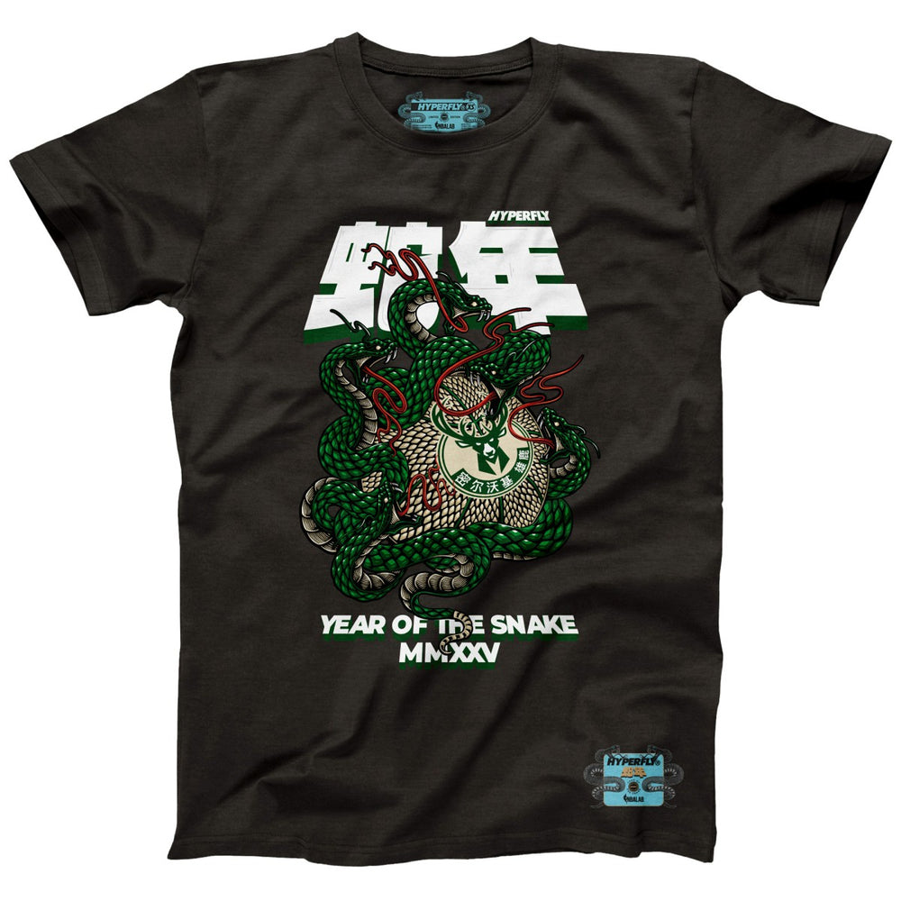 Milwaukee Bucks NBALab x Hyperfly Unisex Year of the Snake Lunar New Year Collection T-Shirt