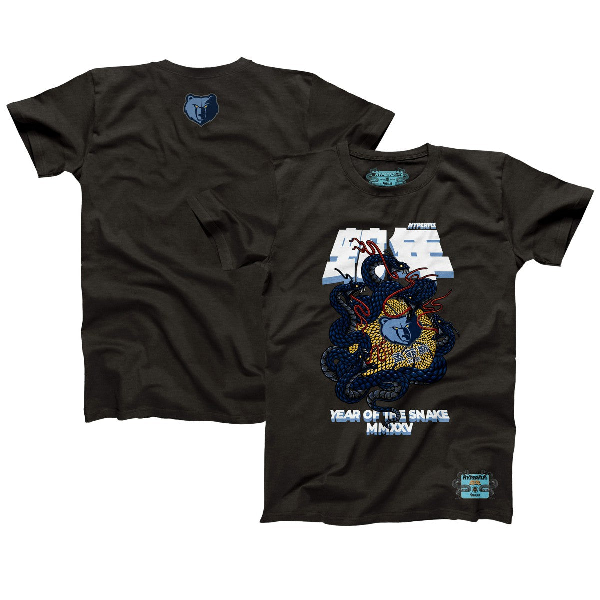 Memphis Grizzlies NBALab x Hyperfly Unisex Year of the Snake Lunar New Year Collection T-Shirt