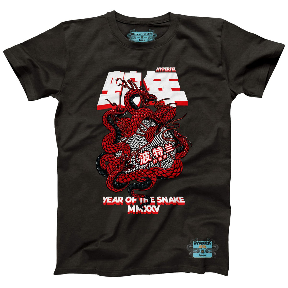 Portland Trail Blazers NBALab x Hyperfly Unisex Year of the Snake Lunar New Year Collection T-Shirt