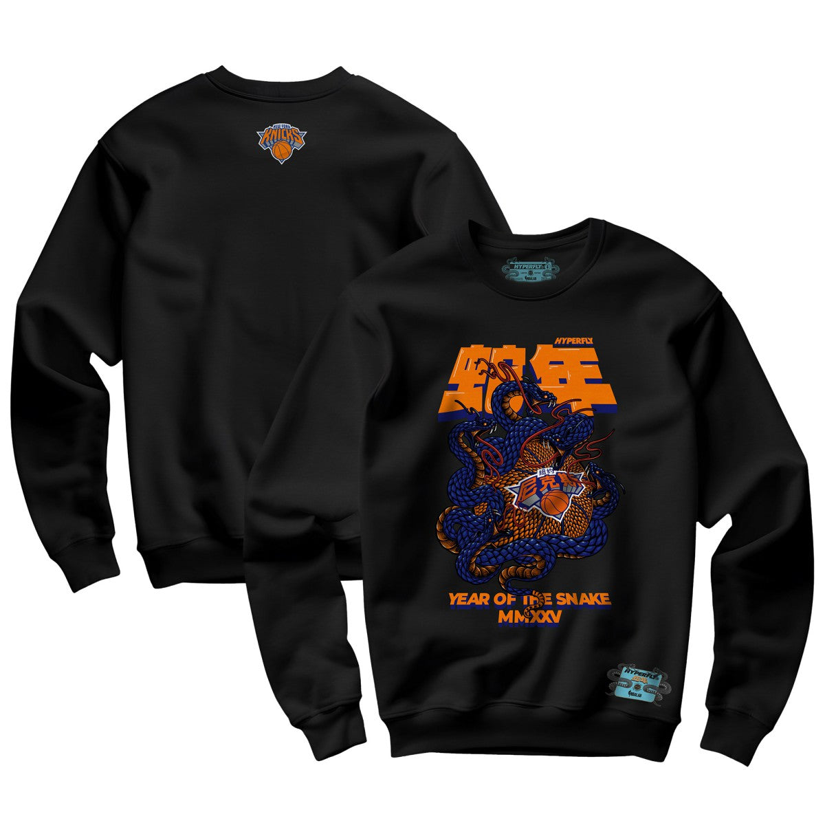 New York Knicks NBALab x Hyperfly Unisex Year of the Snake Lunar New Year Collection Sweatshirt
