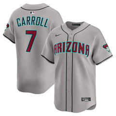 Gray Corbin Carroll Arizona Diamondbacks Nike Road Limited Player Jersey