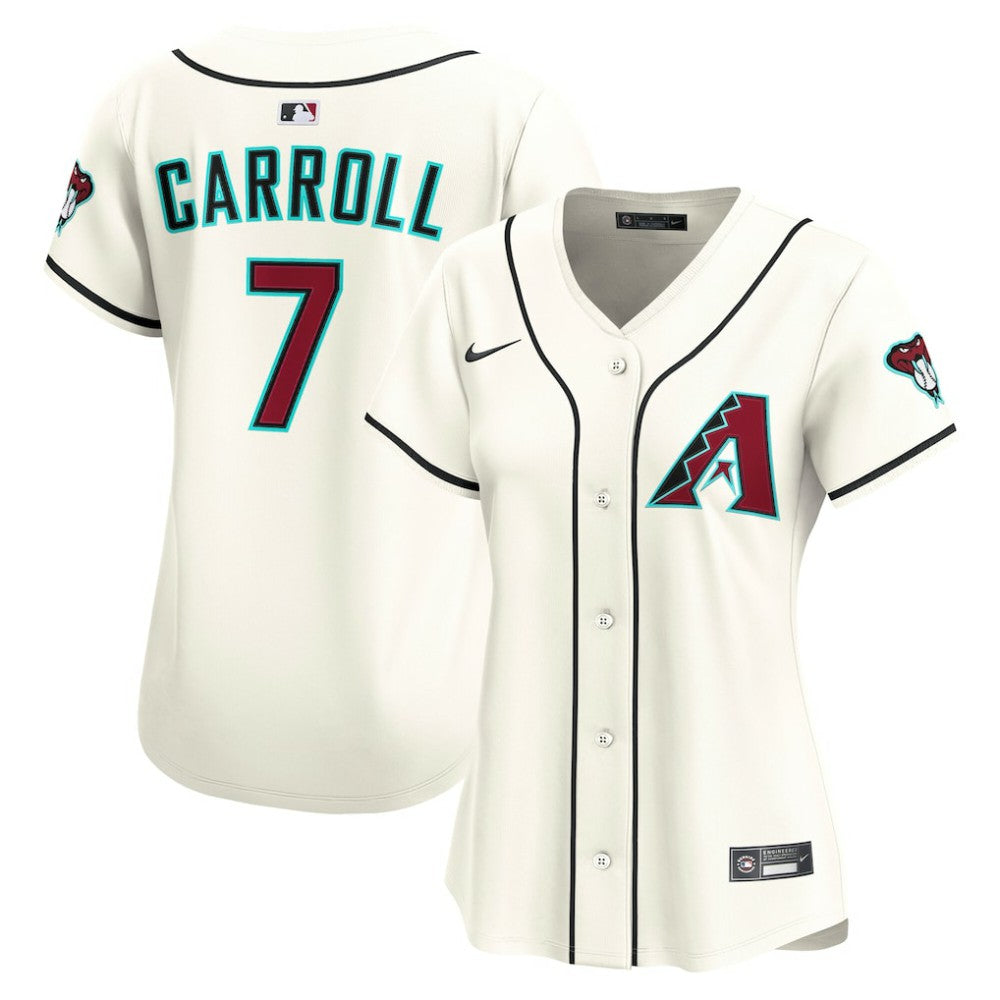 Cream Corbin Carroll Arizona Diamondbacks Nike Women's Home Limited Player Jersey