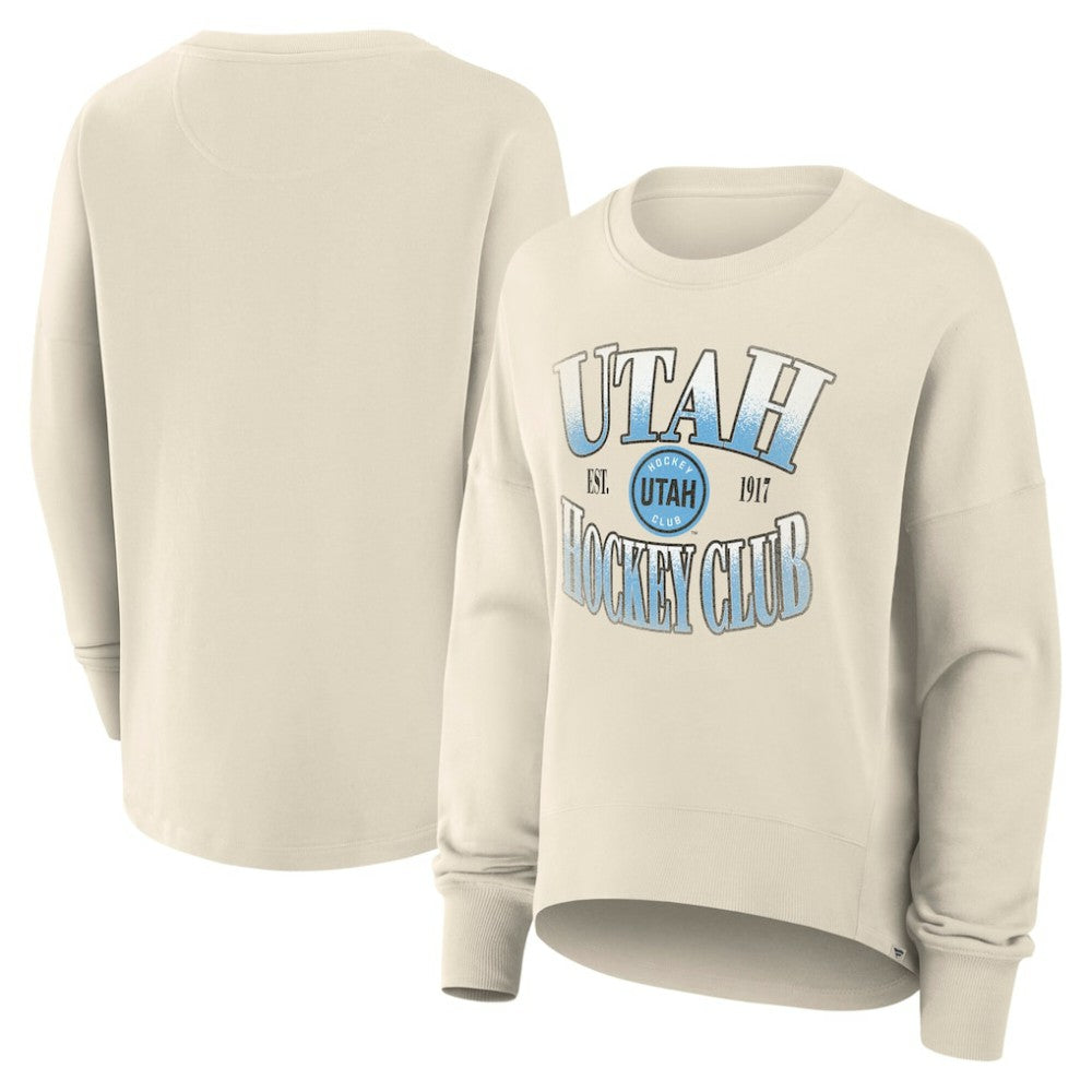 NHL Utah Hockey Club Fanatics Women's Oversized Slice Pullover Sweatshirt