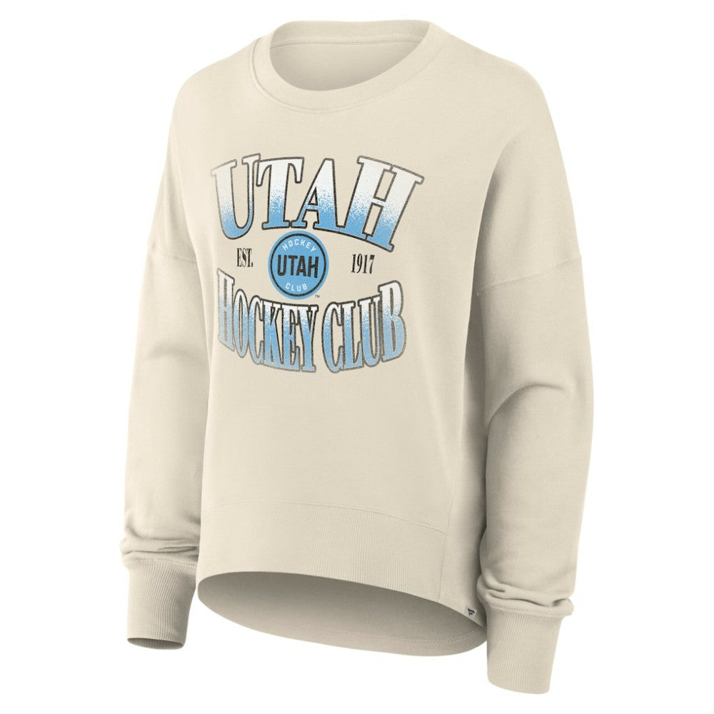 NHL Utah Hockey Club Fanatics Women's Oversized Slice Pullover Sweatshirt