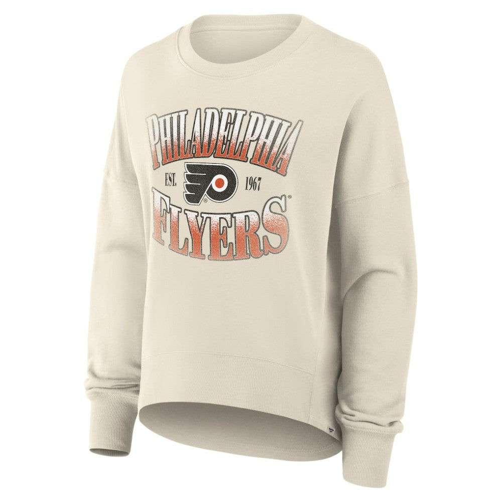 NHL Philadelphia Flyers Fanatics Women's Oversized Slice Pullover Sweatshirt