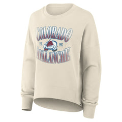 NHL Colorado Avalanche Fanatics Women's Oversized Slice Pullover Sweatshirt