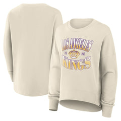 NHL Los Angeles Kings Fanatics Women's Oversized Vintage Slice Pullover Sweatshirt