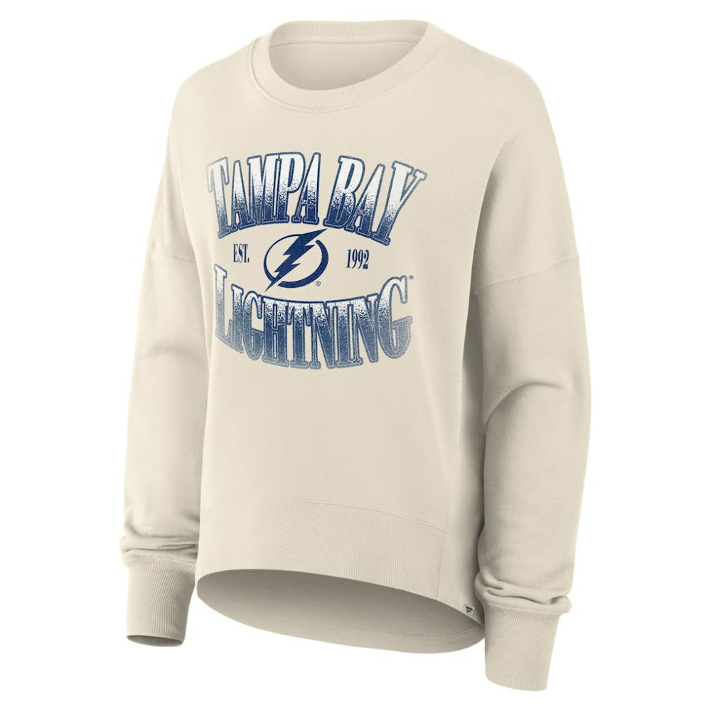 NHL Tampa Bay Lightning Fanatics Women's Oversized Slice Pullover Sweatshirt