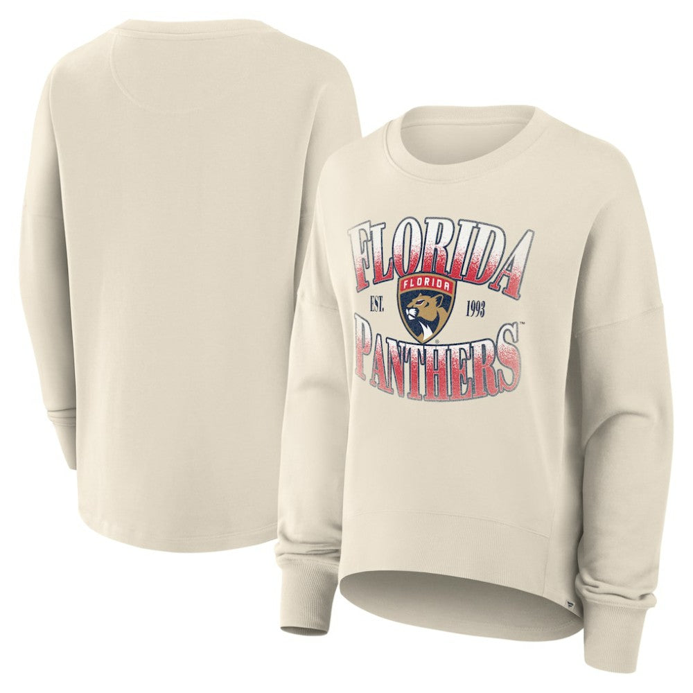 NHL Florida Panthers Fanatics Women's Oversized Slice Pullover Sweatshirt