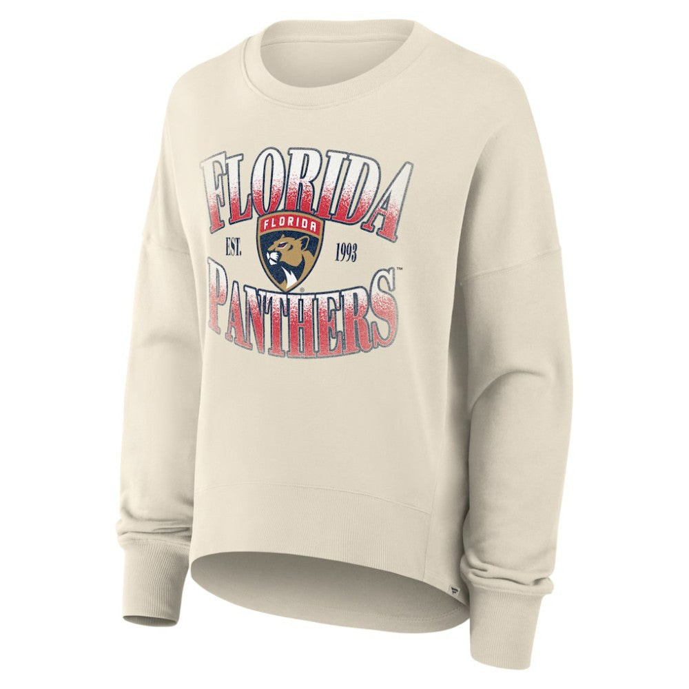 NHL Florida Panthers Fanatics Women's Oversized Slice Pullover Sweatshirt