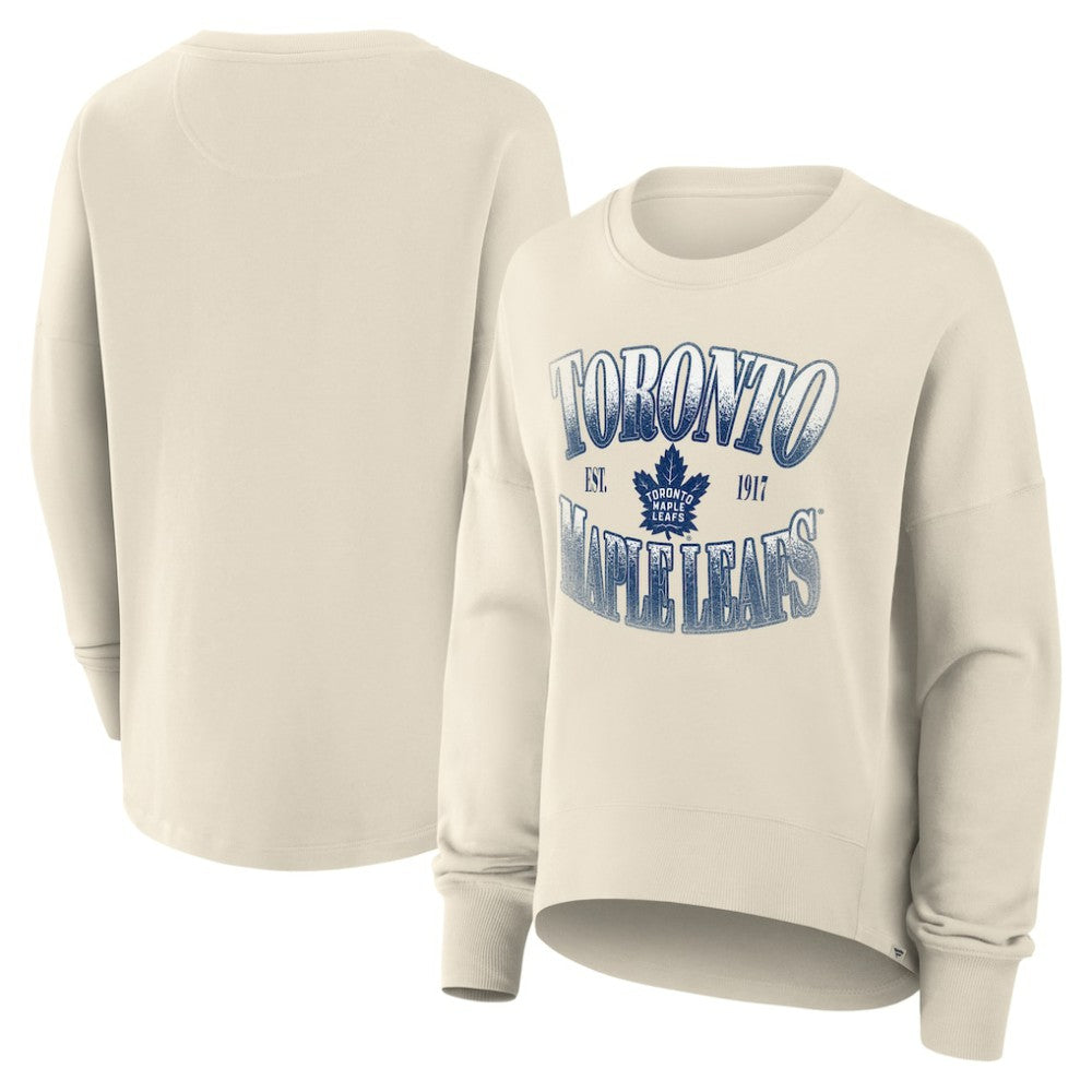 NHL Toronto Maple Leafs Fanatics Women's Oversized Slice Pullover Sweatshirt