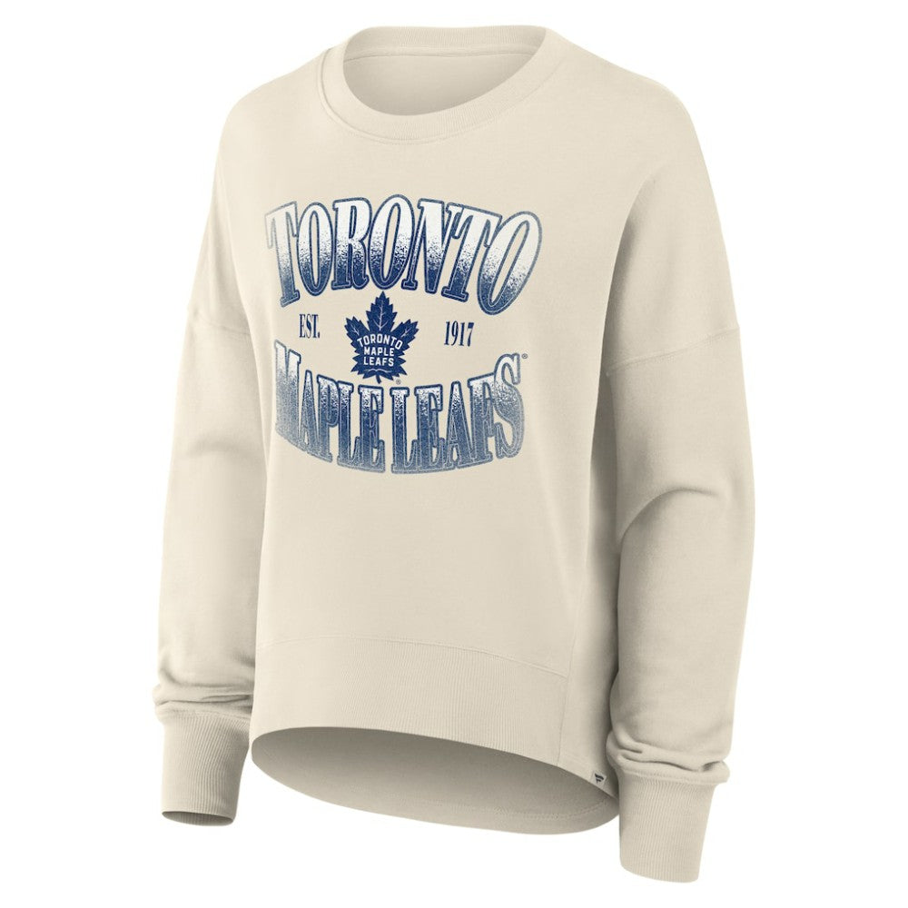 NHL Toronto Maple Leafs Fanatics Women's Oversized Slice Pullover Sweatshirt