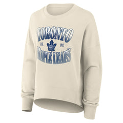 NHL Toronto Maple Leafs Fanatics Women's Oversized Slice Pullover Sweatshirt