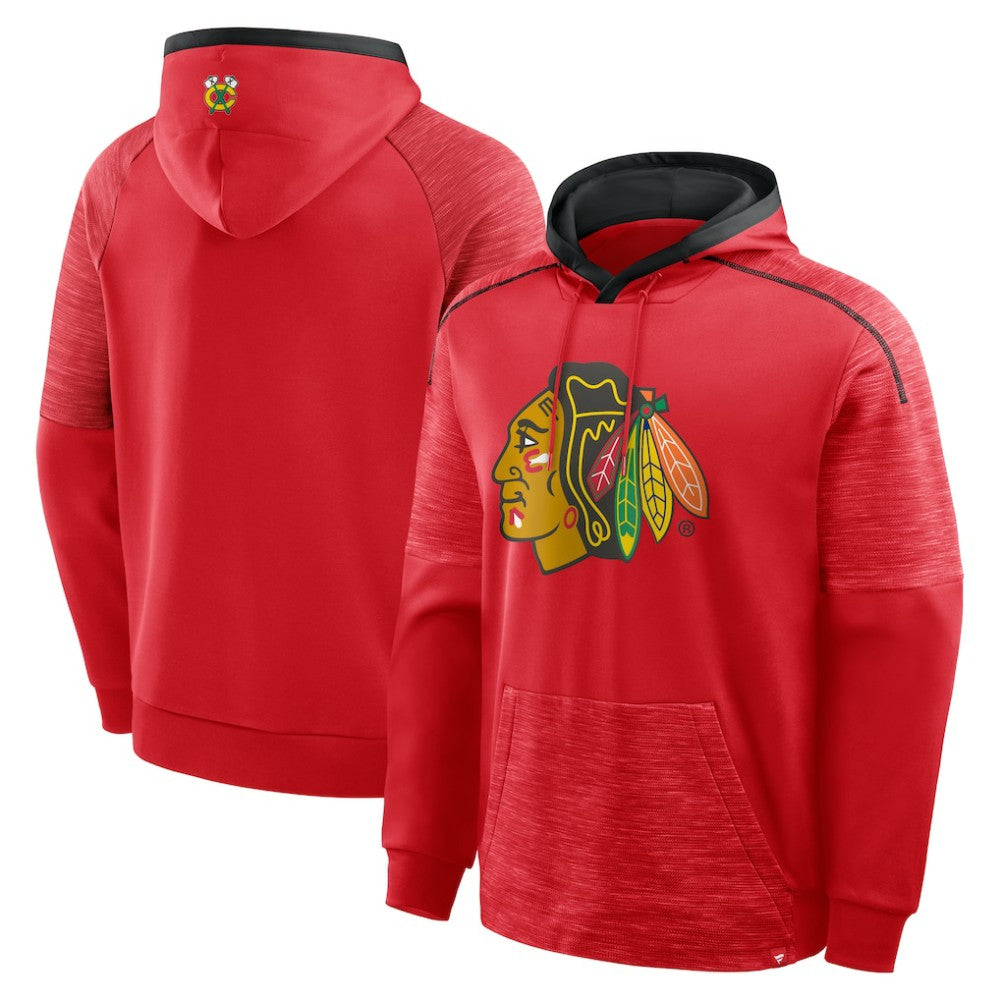 NHL Chicago Blackhawks Fanatics Goaltender Defender Pullover Hoodie