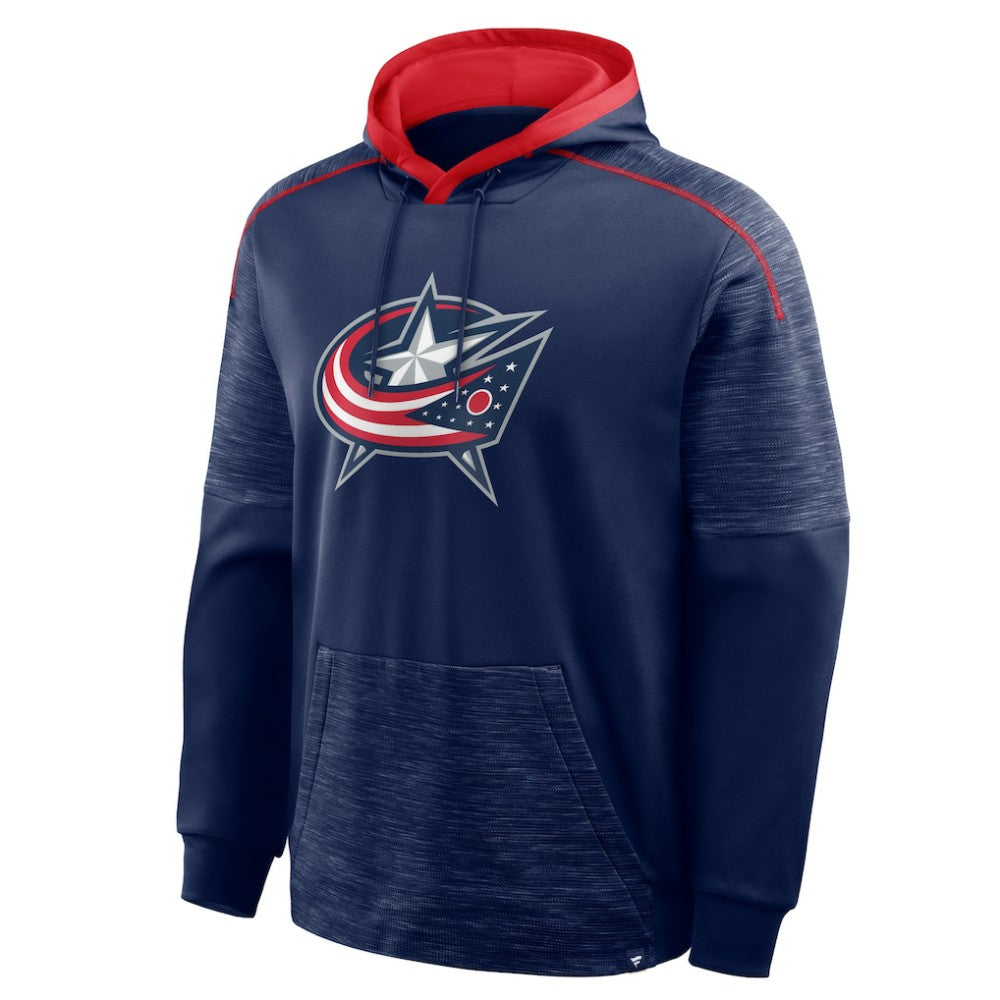 NHL Columbus Blue Jackets Fanatics Goaltender Defender Pullover Hoodie