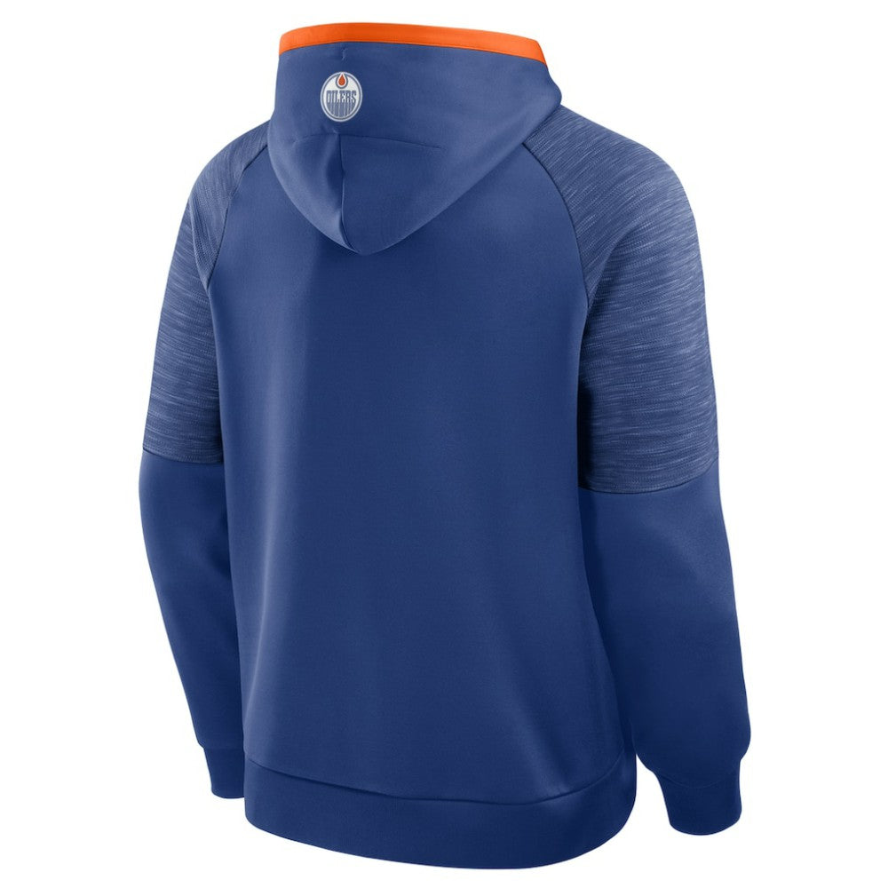 NHL Edmonton Oilers Fanatics Goaltender Defender Pullover Hoodie