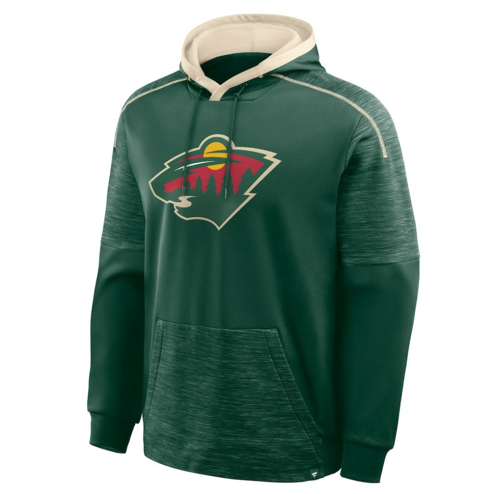 NHL Minnesota Wild Fanatics Goaltender Defender Pullover Hoodie