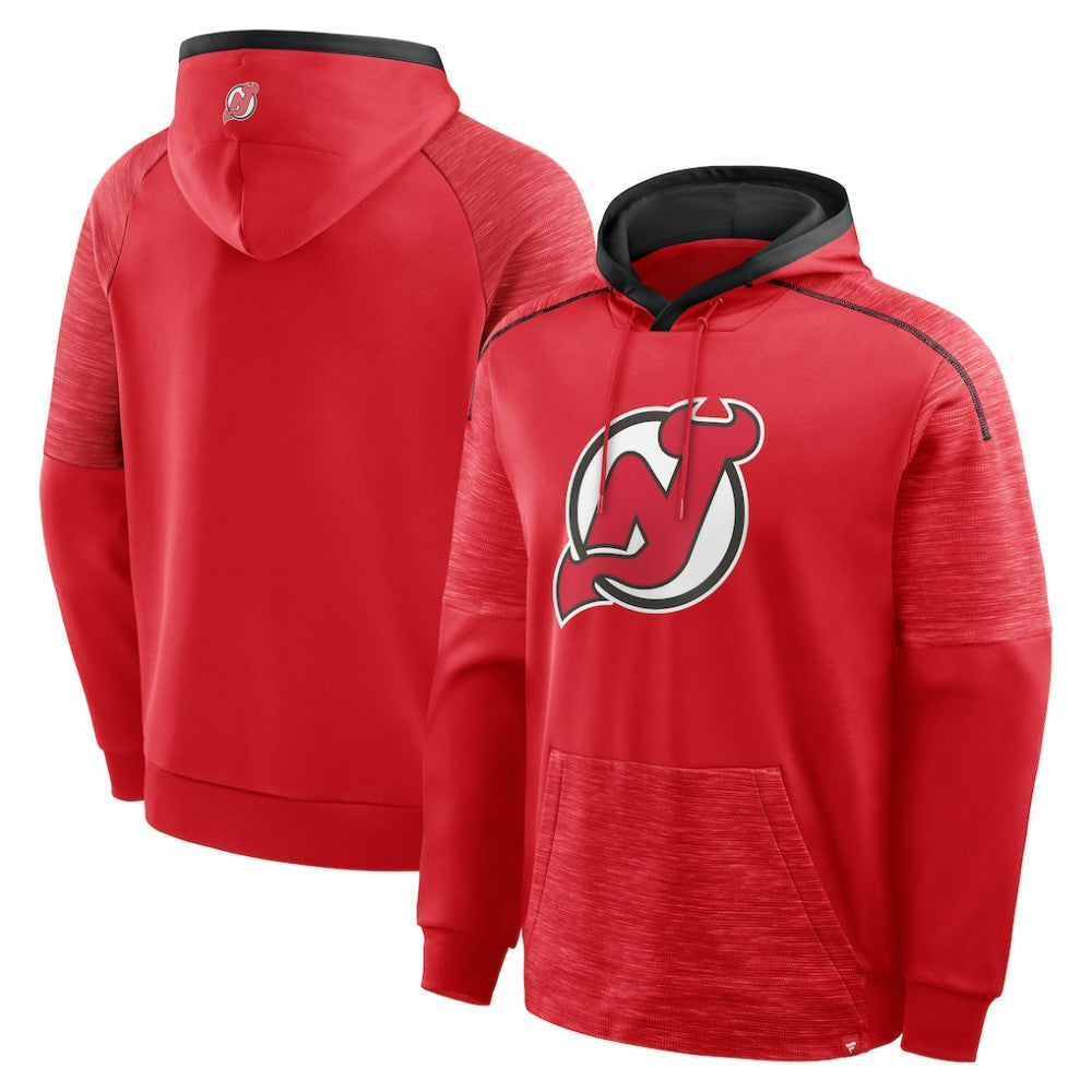 NHL New Jersey Devils Fanatics Goaltender Defender Pullover Hoodie