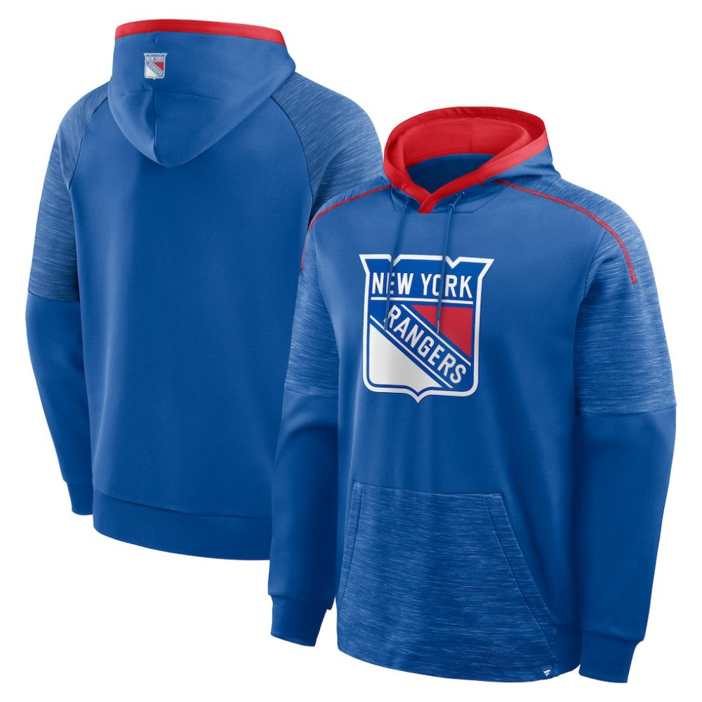 NHL New York Rangers Fanatics Goaltender Defender Pullover Hoodie