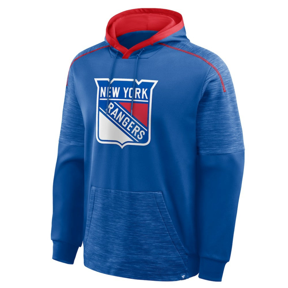 NHL New York Rangers Fanatics Goaltender Defender Pullover Hoodie