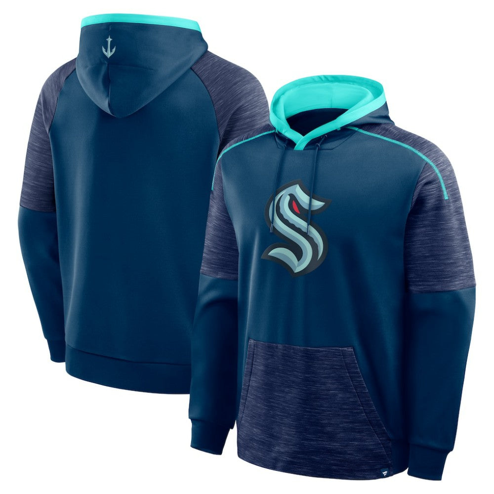 NHL Seattle Kraken Fanatics Goaltender Defender Pullover Hoodie