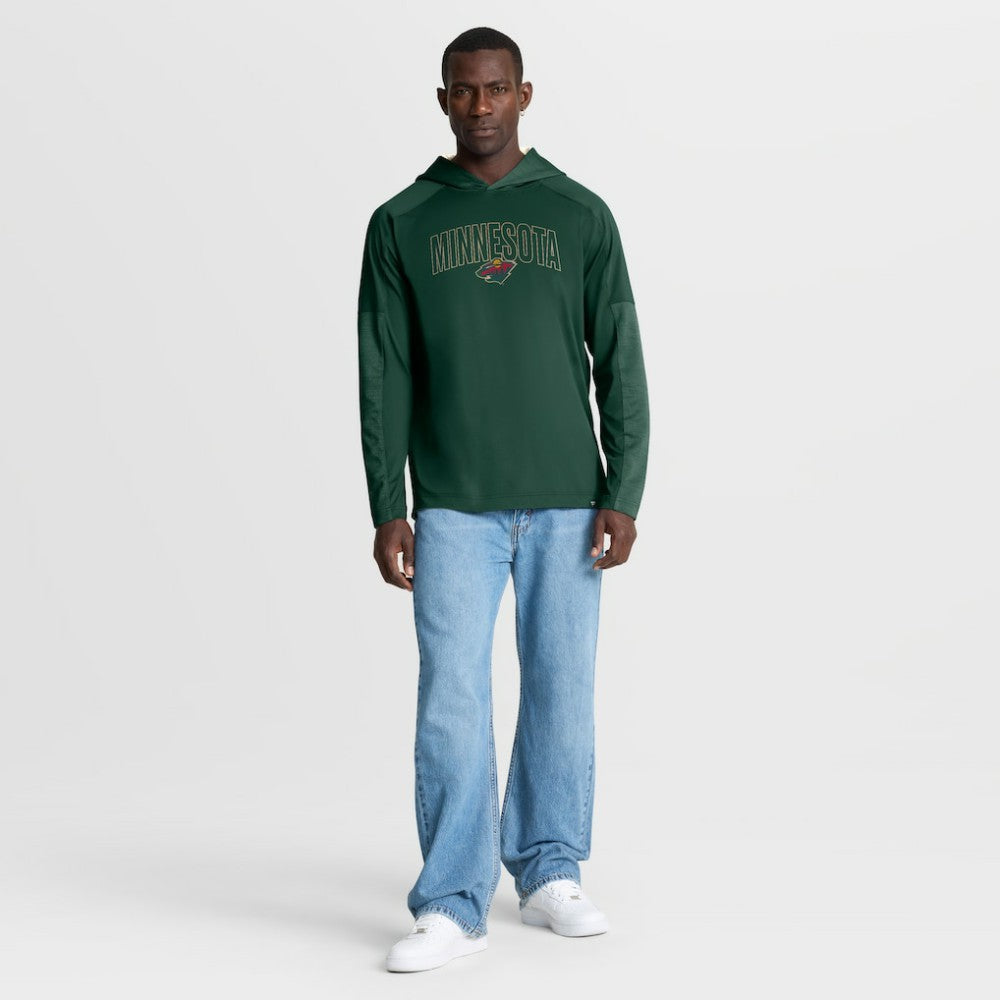 NHL Minnesota Wild Fanatics Penalty Shot Long Sleeve Hoodie T-Shirt