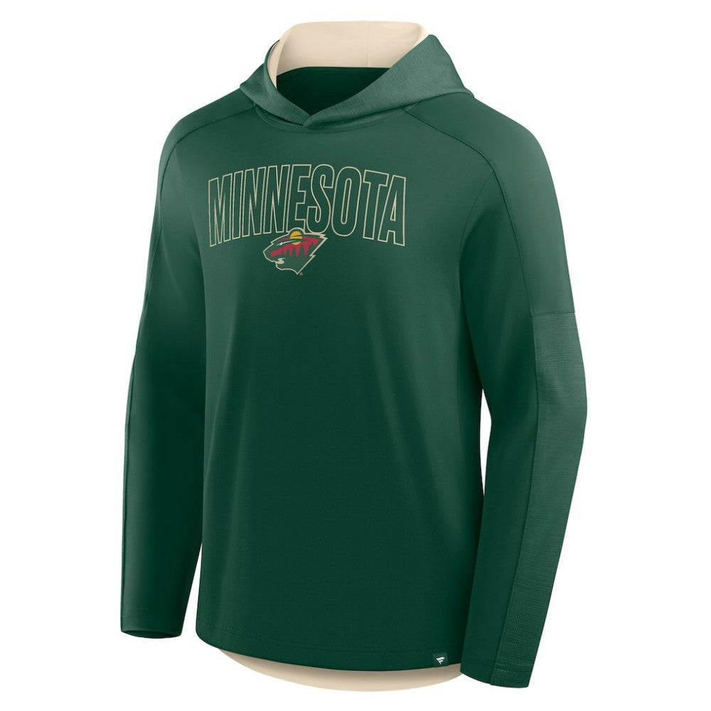 NHL Minnesota Wild Fanatics Penalty Shot Long Sleeve Hoodie T-Shirt