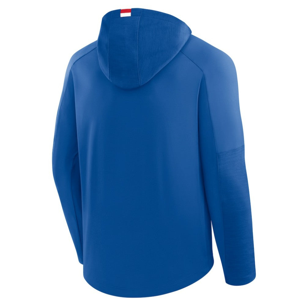 NHL New York Rangers Fanatics Penalty Shot Long Sleeve Hoodie T-Shirt