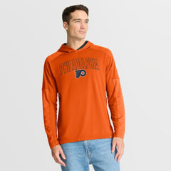 NHL Philadelphia Flyers Fanatics Penalty Shot Long Sleeve Hoodie T-Shirt