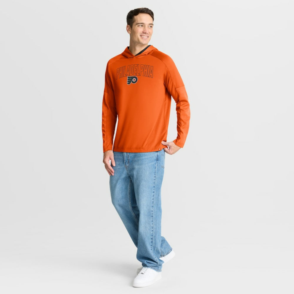 NHL Philadelphia Flyers Fanatics Penalty Shot Long Sleeve Hoodie T-Shirt