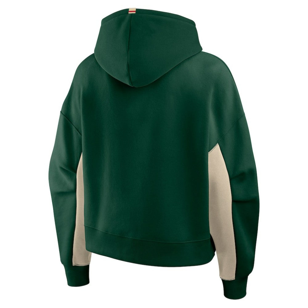 NHL Minnesota Wild Fanatics Women's Back Check Boxy Hoodie