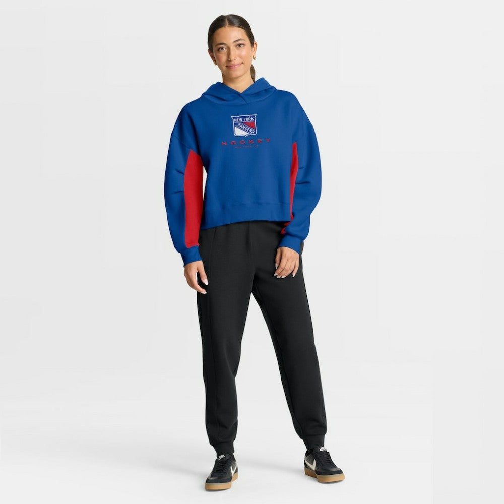 NHL New York Rangers Fanatics Women's Back Check Boxy Hoodie