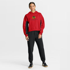 NHL Chicago Blackhawks Fanatics Women's Back Check Boxy Hoodie
