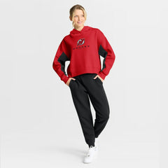 NHL New Jersey Devils Fanatics Women's Back Check Boxy Hoodie