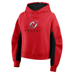 NHL New Jersey Devils Fanatics Women's Back Check Boxy Hoodie